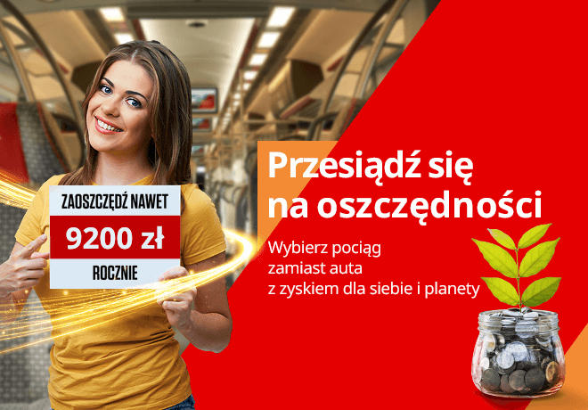 Wybierz pociąg zamiast auta - podróżuj eko i oszczędzaj z POLREGIO