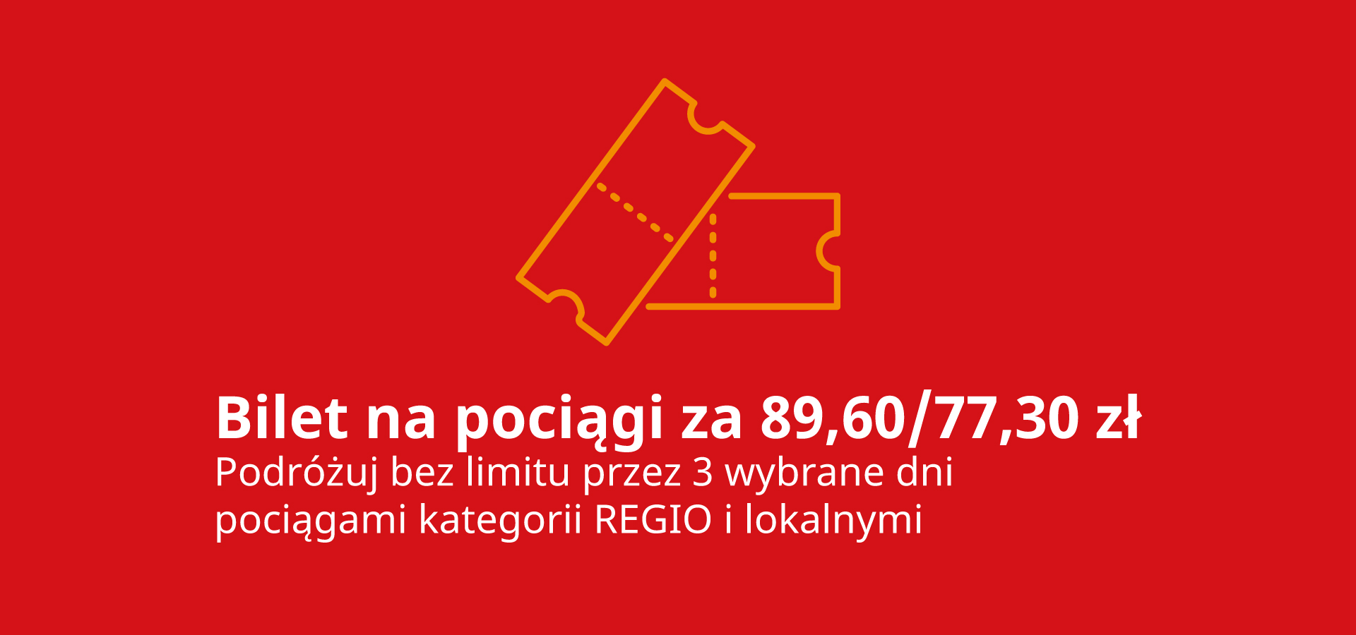 REGIOkarnet - jeden bilet na podróże po całej Polsce. Trzy dni bez ograniczeń!