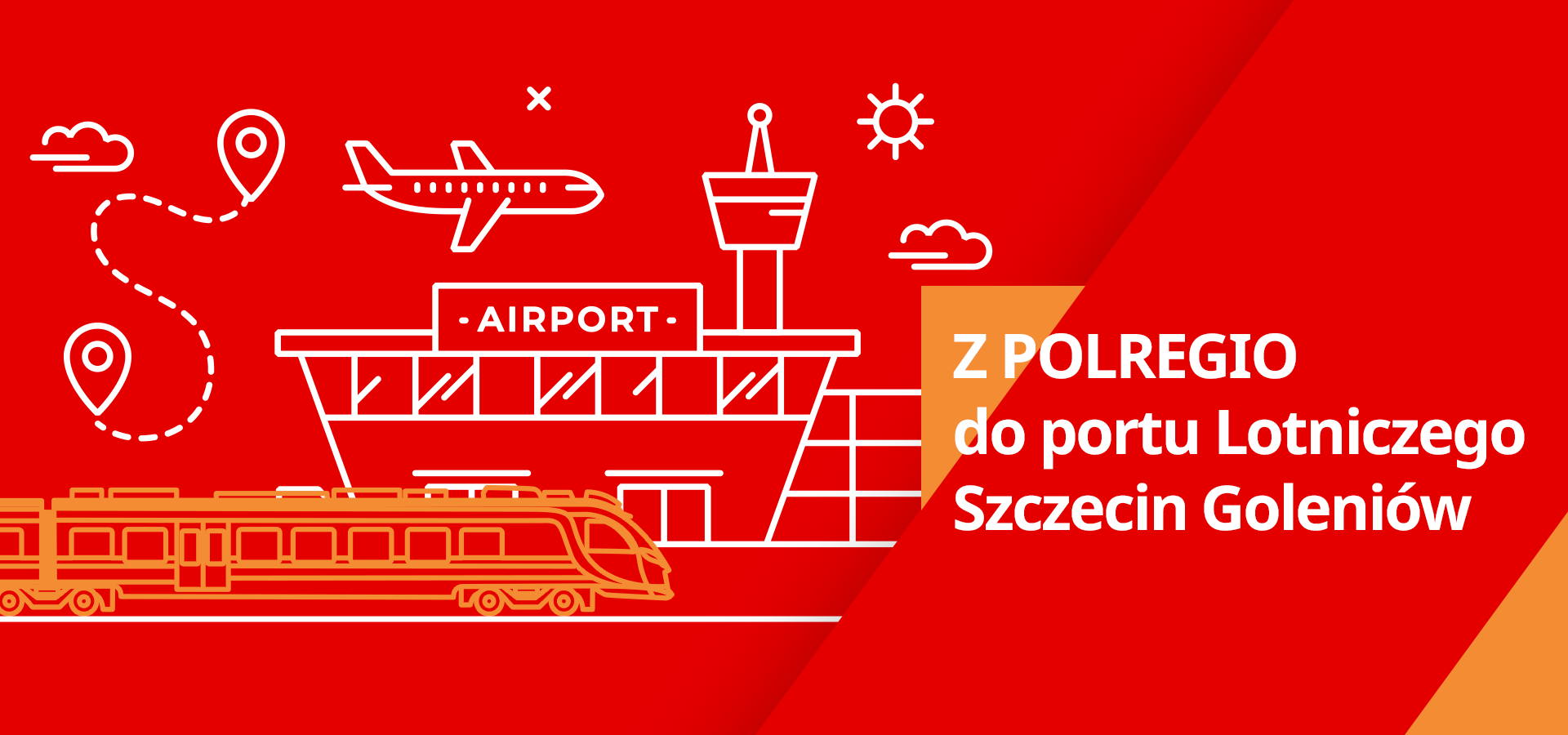 Dojście do peronu na przystanku Port Lotniczy Szczecin Goleniów