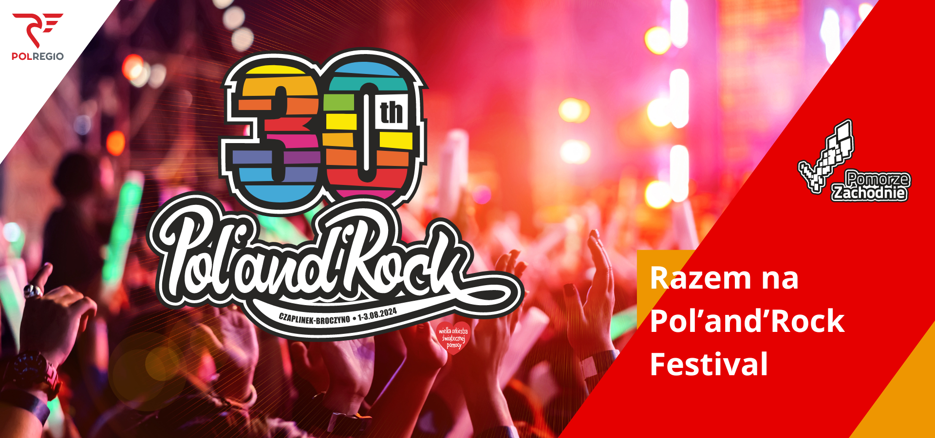 Pociągiem na Pol'and'Rock Festival 2024