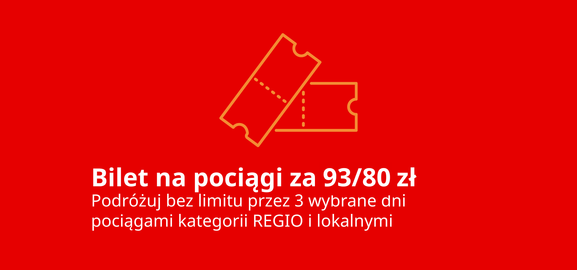 REGIOkarnet - jeden bilet na podróże po całej Polsce. Trzy dni bez ograniczeń!