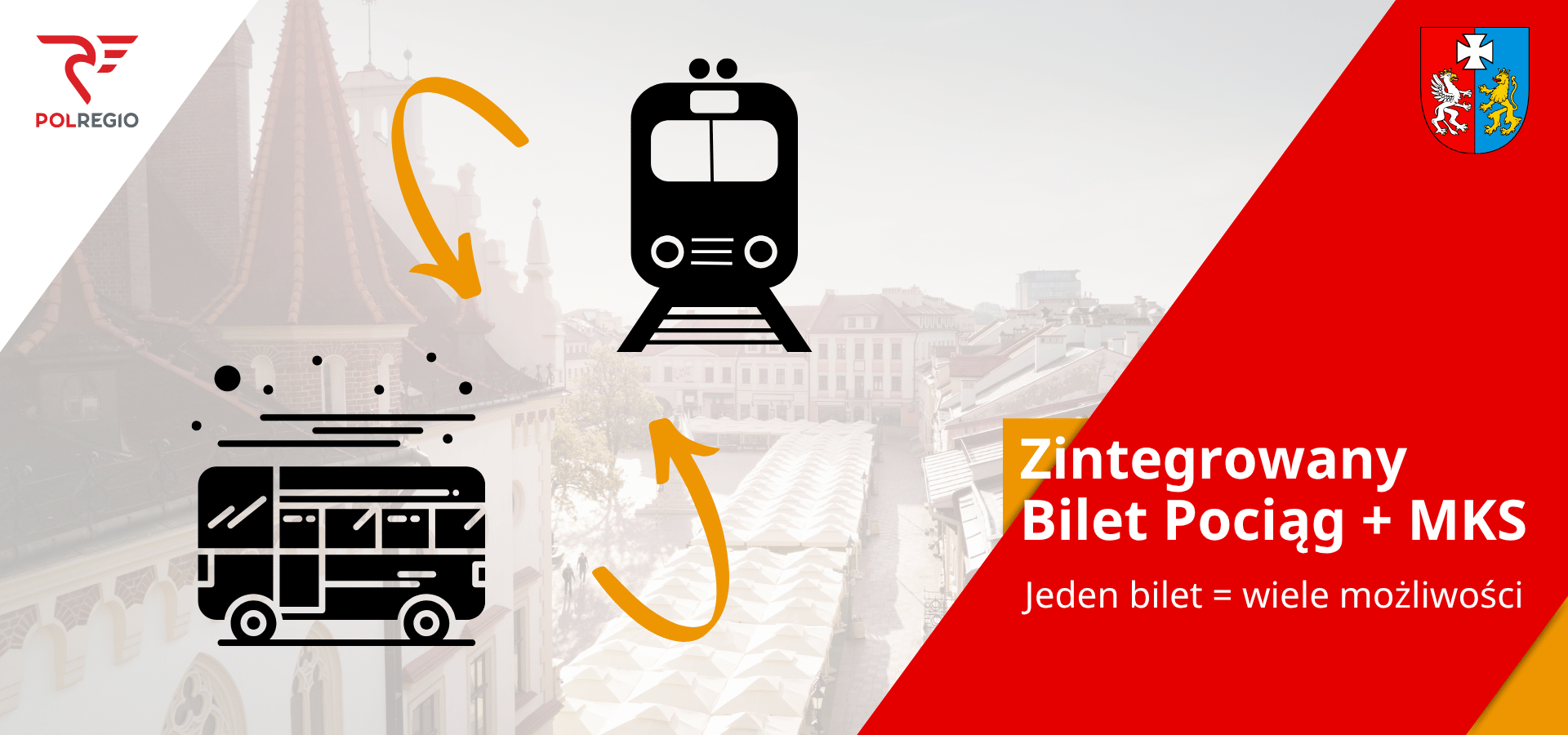 Komfort podróży w jednym bilecie – koleją i autobusem!