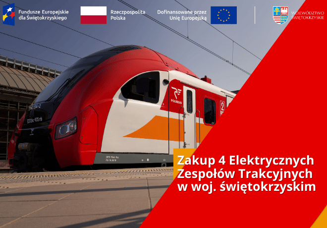 Zakup 4 Elektrycznych Zespołów Trakcyjnych w województwie świętokrzyskim