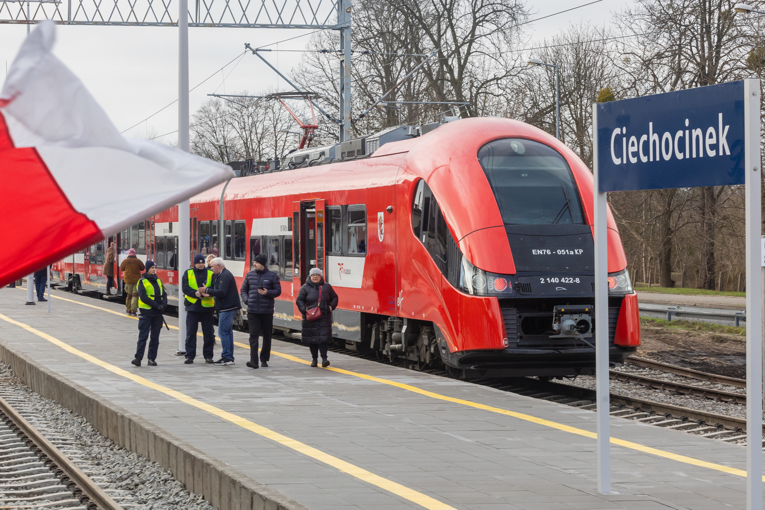 Kolej wraca do Ciechocinka. Fot. Mikołaj Kuras dla UMWKP
