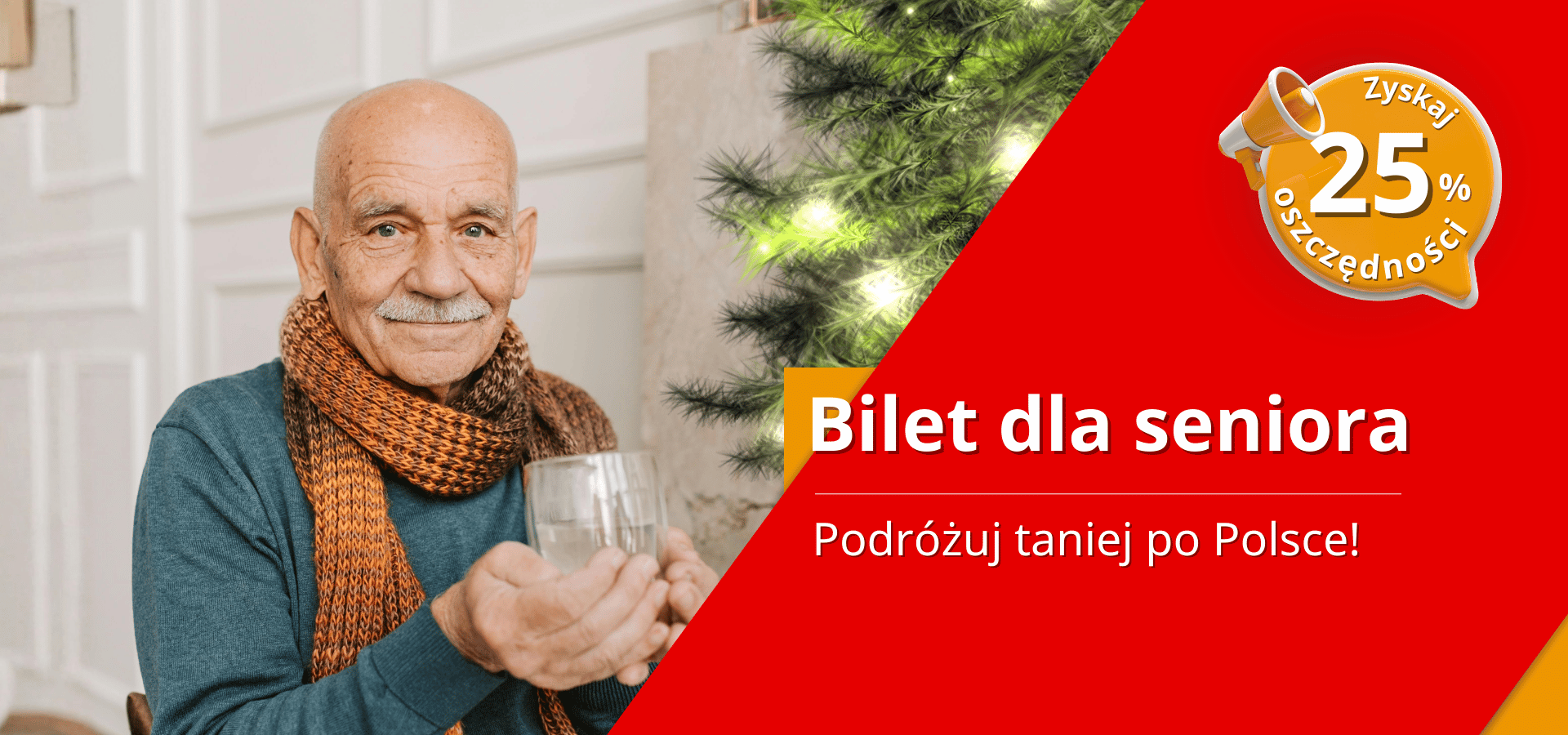 Ukończyłeś 60 lat i ciągle marzysz o wielkich i tanich podróżach? Oferta "REGIO Senior" jest dla Ciebie!