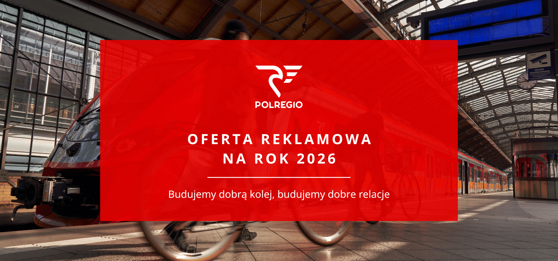 Reklama w POLREGIO – dotrzyj do milionów pasażerów w Polsce