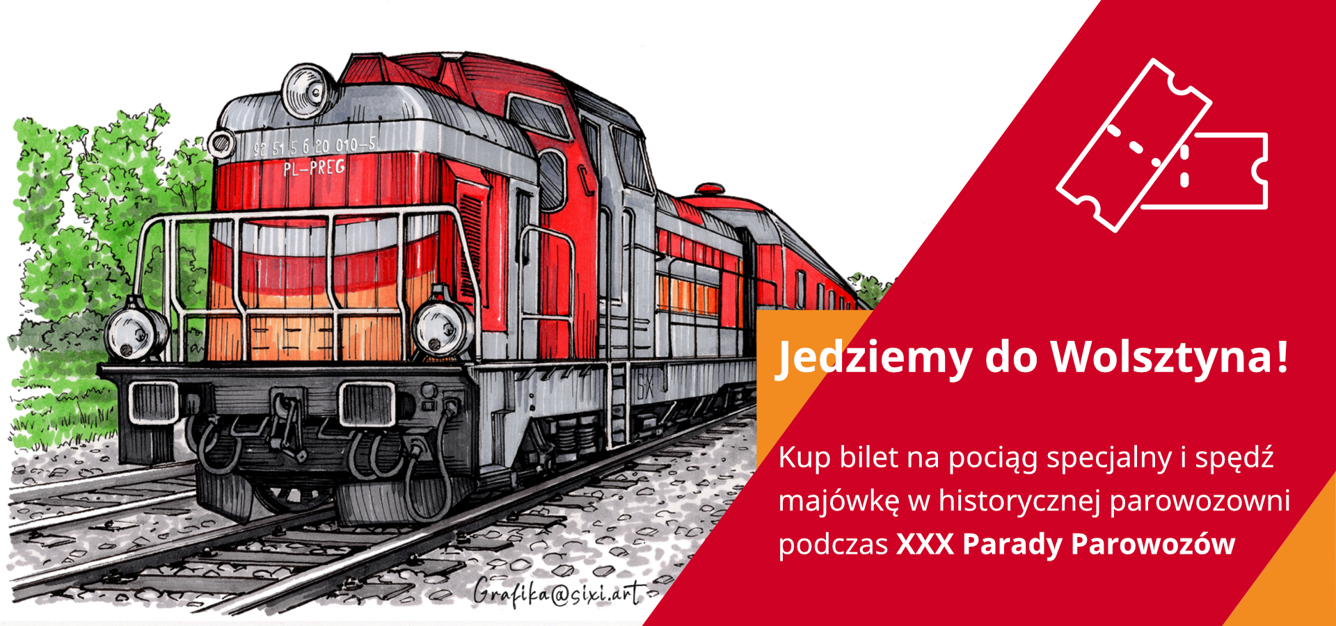 Pociągiem POLREGIO na XXX Paradę Parowozów