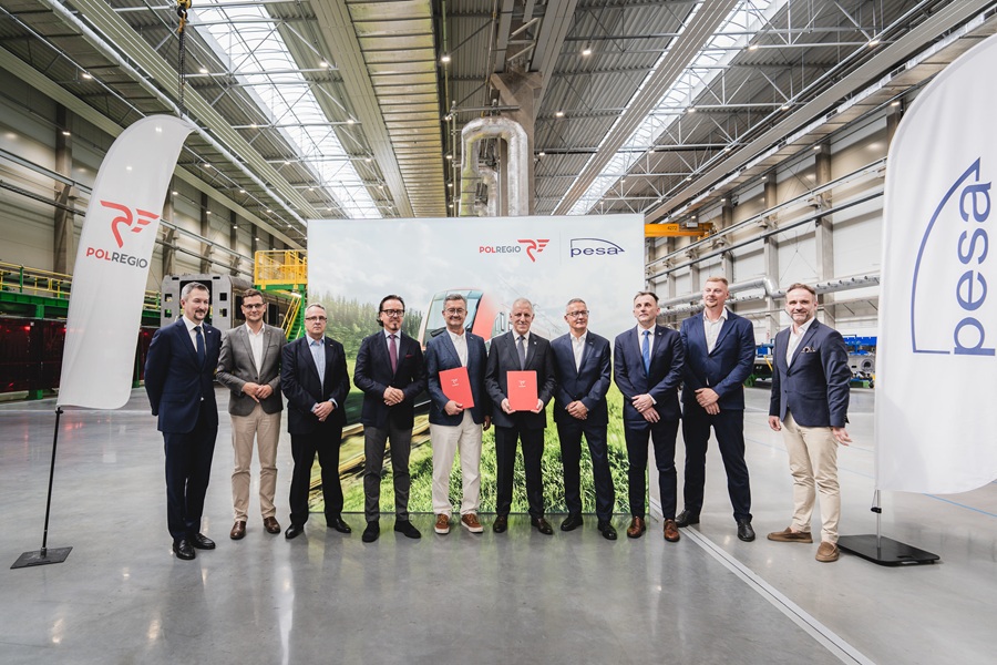 POLREGIO z umową na nowe pojazdy elektryczne. Fot. Łukasz Pietrzak