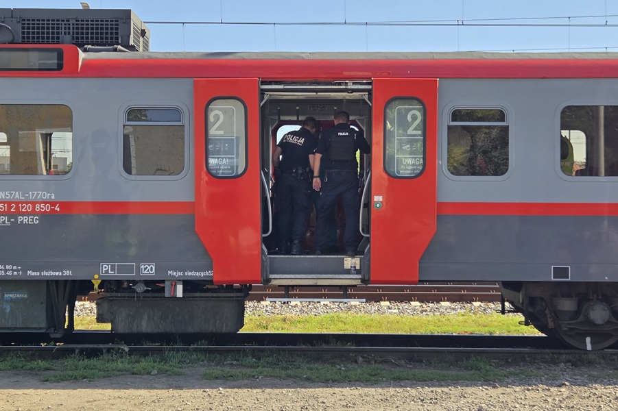 Łódź: policjanci i SOK z psami ćwiczyli w pociągach POLREGIO