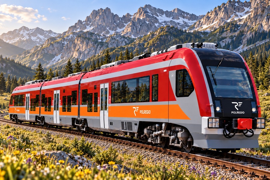 Pojazd Pesa Atribo (typ ATR220M) - wizualizacja PTS