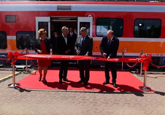 Nowy pociąg POLREGIO w Łodzi